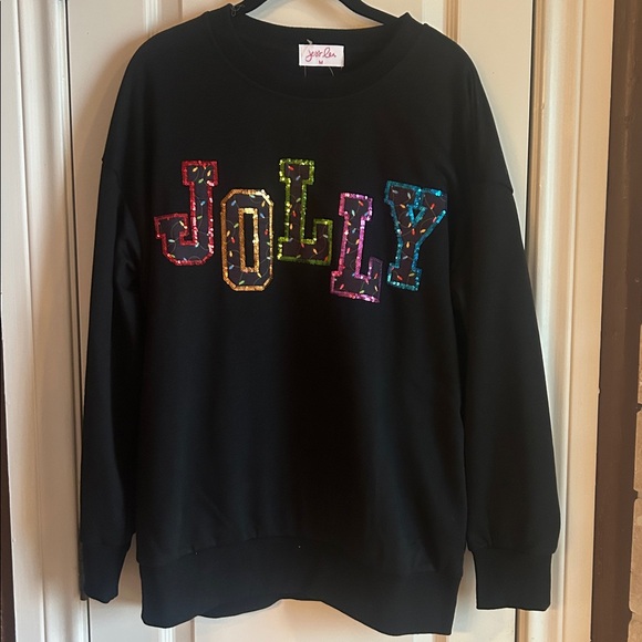 Sweaters - Jolly Black Sweater NEW